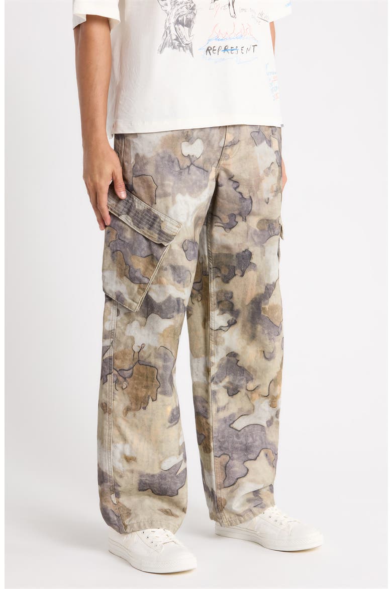 Camo Cargo Pants, Alternate, color, RIOT CAMO