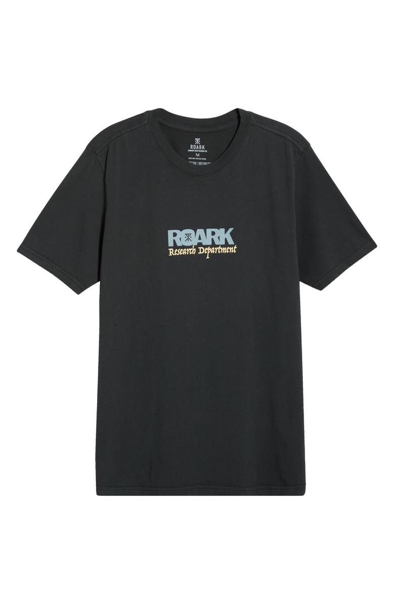 Roark Plant Medicine Cotton Graphic T-Shirt, Main, color, Washed Black
