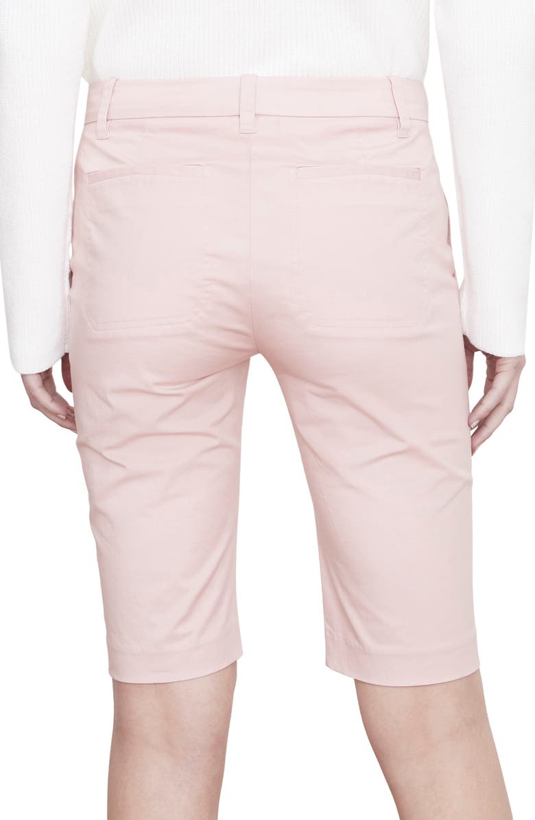 Vince Coin Pocket Stretch Cotton Berumuda Shorts, Alternate, color, Rose Pearl