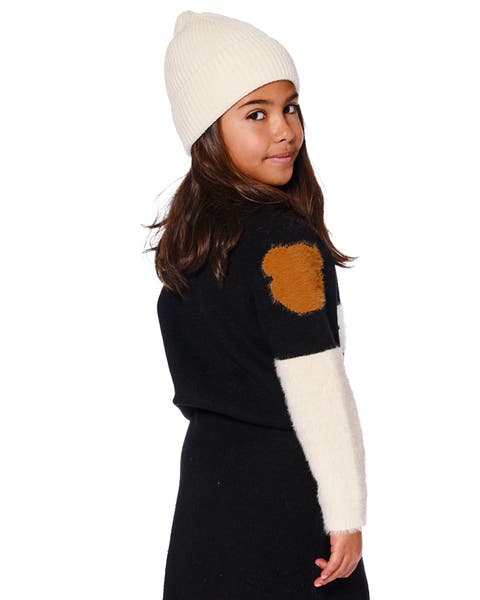 Knitted Sweater with Bear Intarsia (Little Kid & Big Kid)