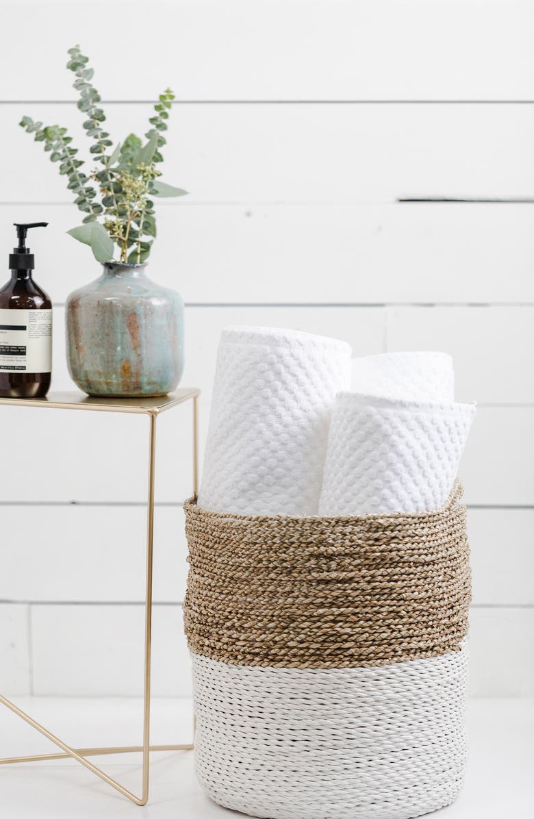 Slowtide Clive Bath Towel, Alternate, color, White