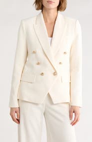 L'AGENCE Kenzie Double Breasted Blazer