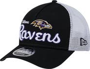 New Era Men's New Era Black Baltimore Ravens Side Lines 9FORTY Adjustable Hat