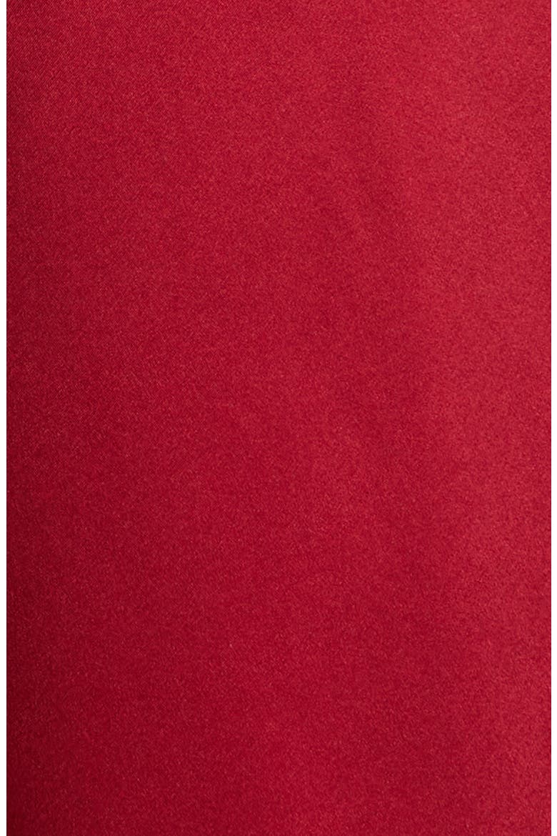 The Deep V Silk Charmeuse Slipdress, Alternate, color, BORDEAUX