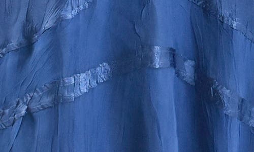 Komarov Sleeveless Charmeuse & Chiffon Cocktail Dress With Jacket In Navy