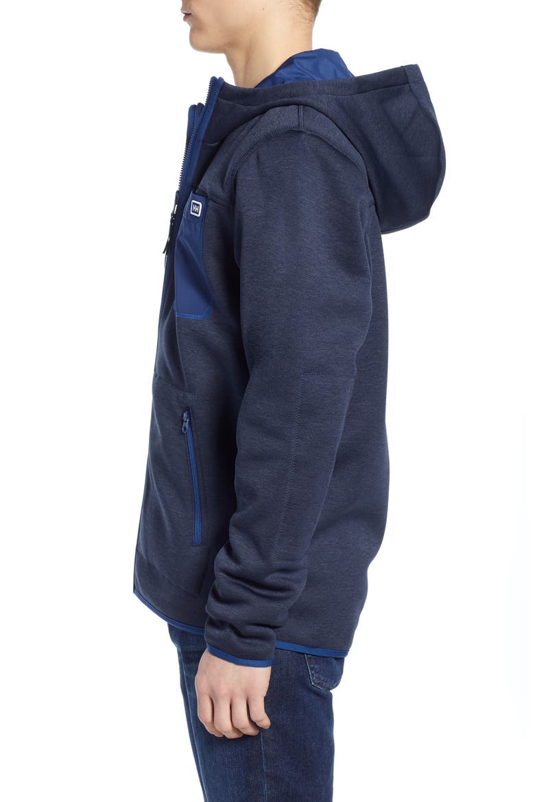 Verket Reversible Zip Hoodie, Alternate, color, CATALINA BLUE
