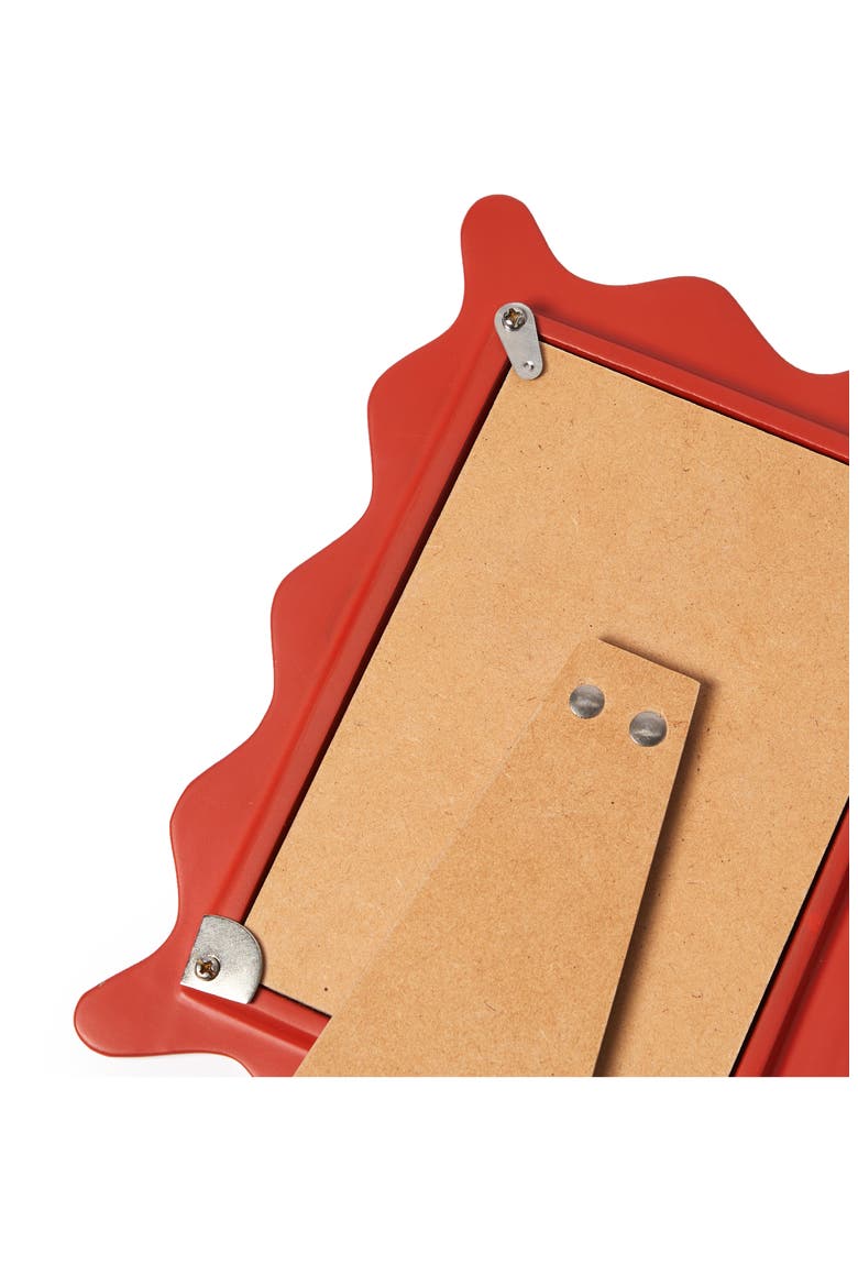 Wavy Picture Frame, Alternate, color, BRICK