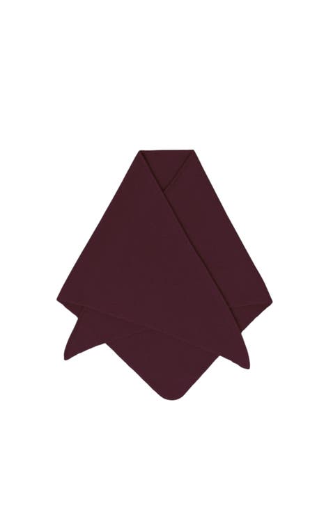 Wool Triangle Bandana Scarf