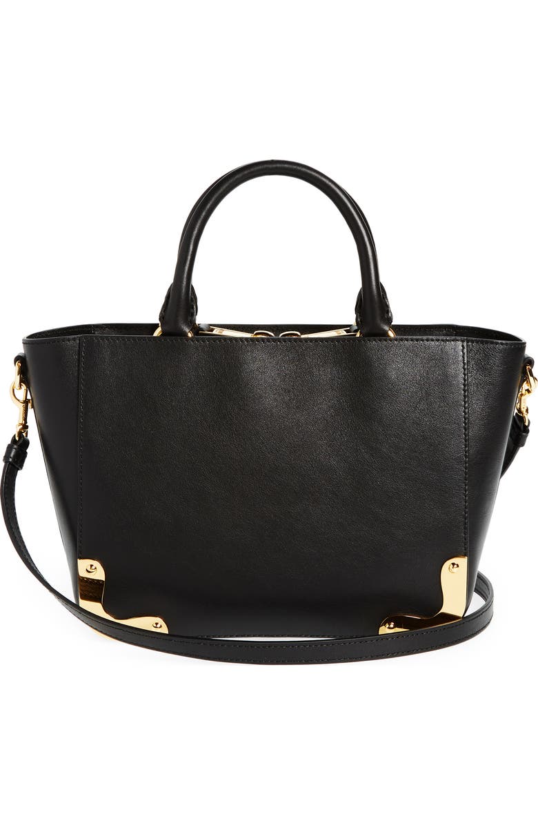 Moschino Metal Corner Tote, Alternate, color,