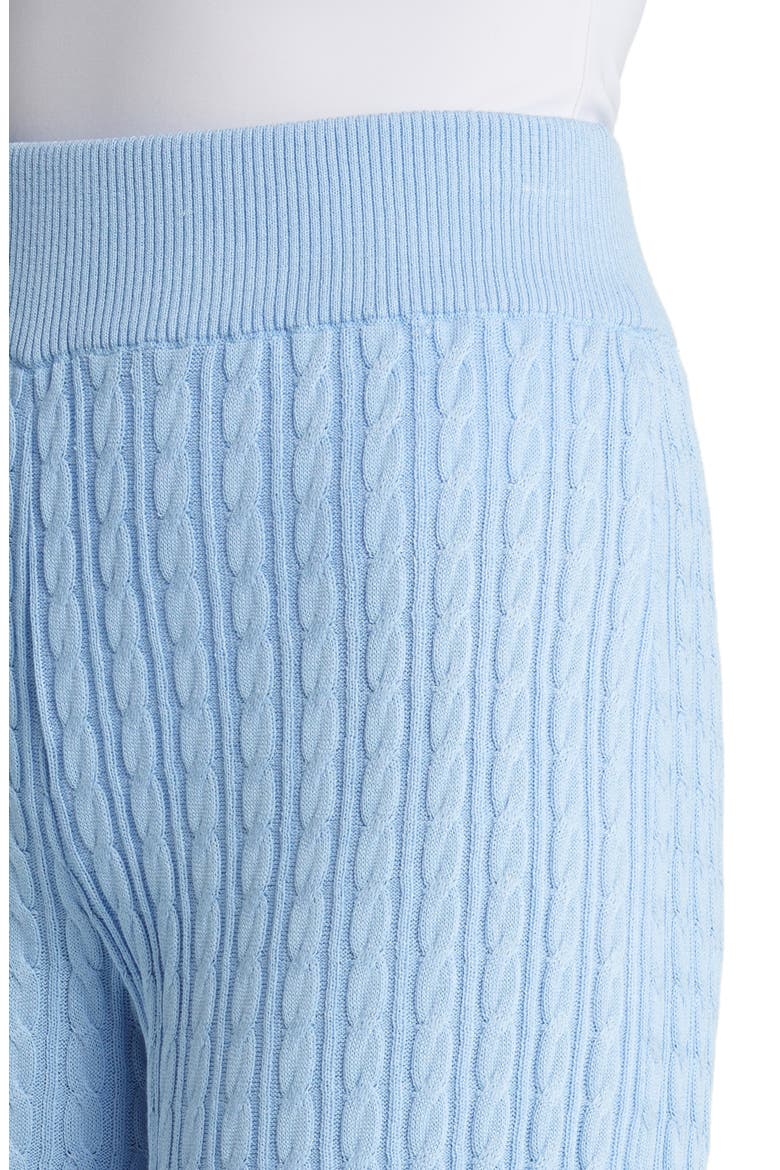 Cable Knit Shorts, Alternate, color, CIRRUS BLUE