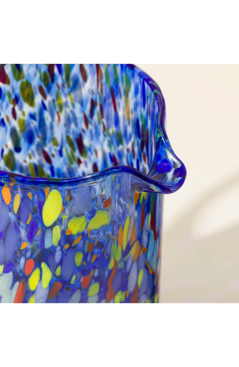 Uncommon Goods Murano Glass Pitcher by Via Graceffo Collection, Alternate, color, Multicolored Confetti