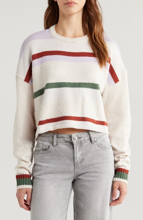 Marissa Stripe Crop Sweater