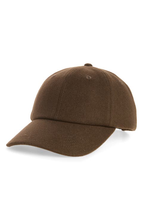 Wool Blend Baseball Cap