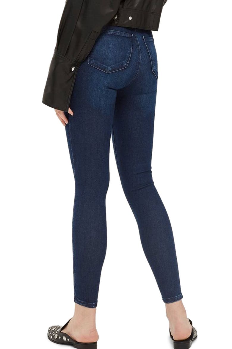 Joni High Waist Ankle Skinny Jeans, Alternate, color, INDIGO