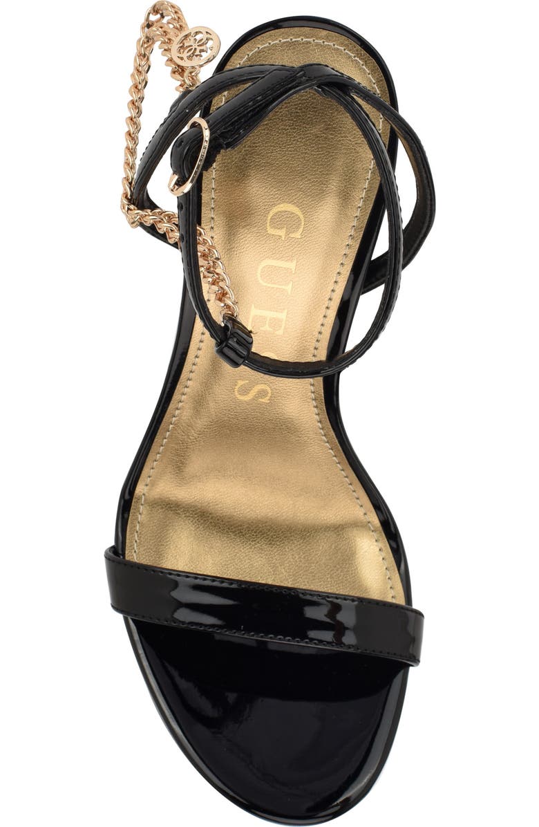 GUESS Miamy Ankle Strap Sandal, Alternate, color, Black