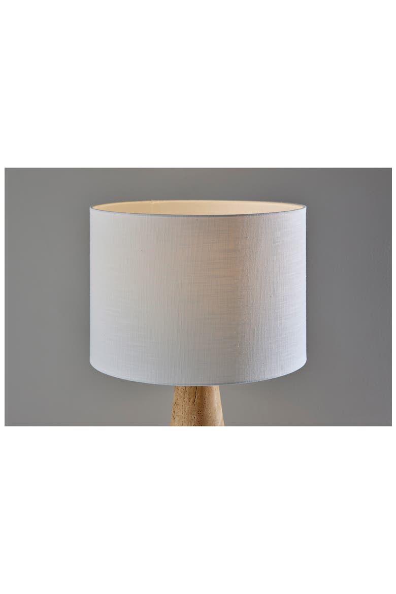 Travis Tall Table Lamp, Alternate, color, TRAVERTINE STONE