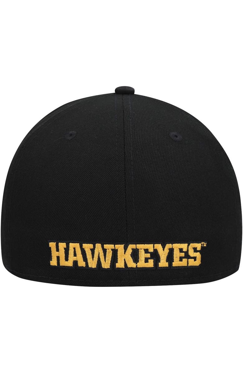 New Era Men's New Era Black Iowa Hawkeyes Patch 59FIFTY Fitted Hat, Alternate, color, Black