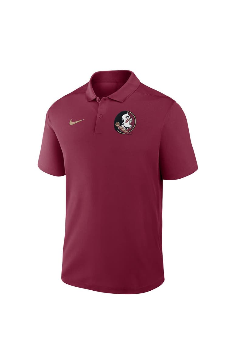 Nike Men's Nike Garnet Florida State Seminoles Primetime Victory Primary Logo Performance Polo, Alternate, color, 