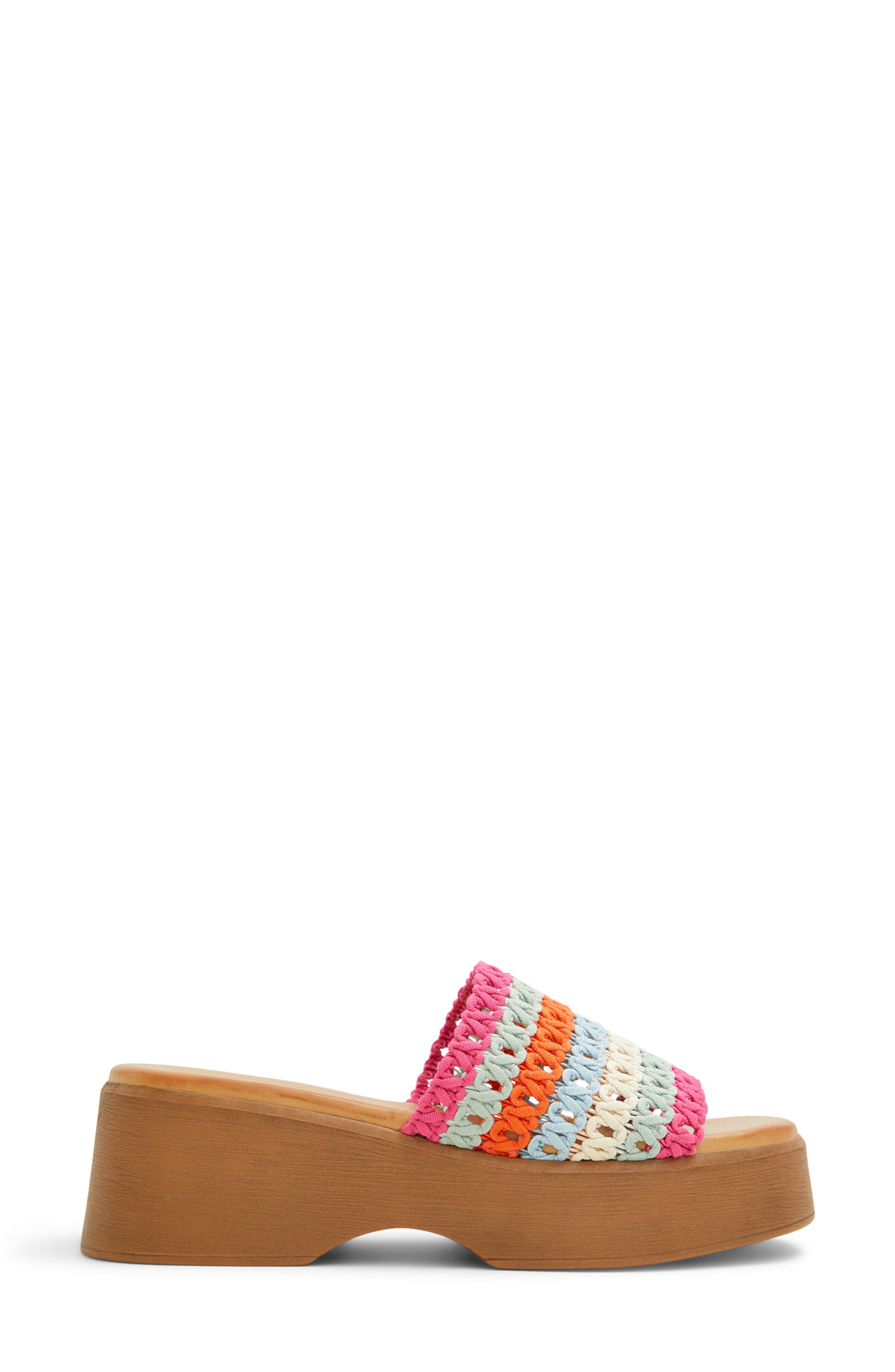 ALDO Yassu Platform Slide Sandal, Alternate, color, 