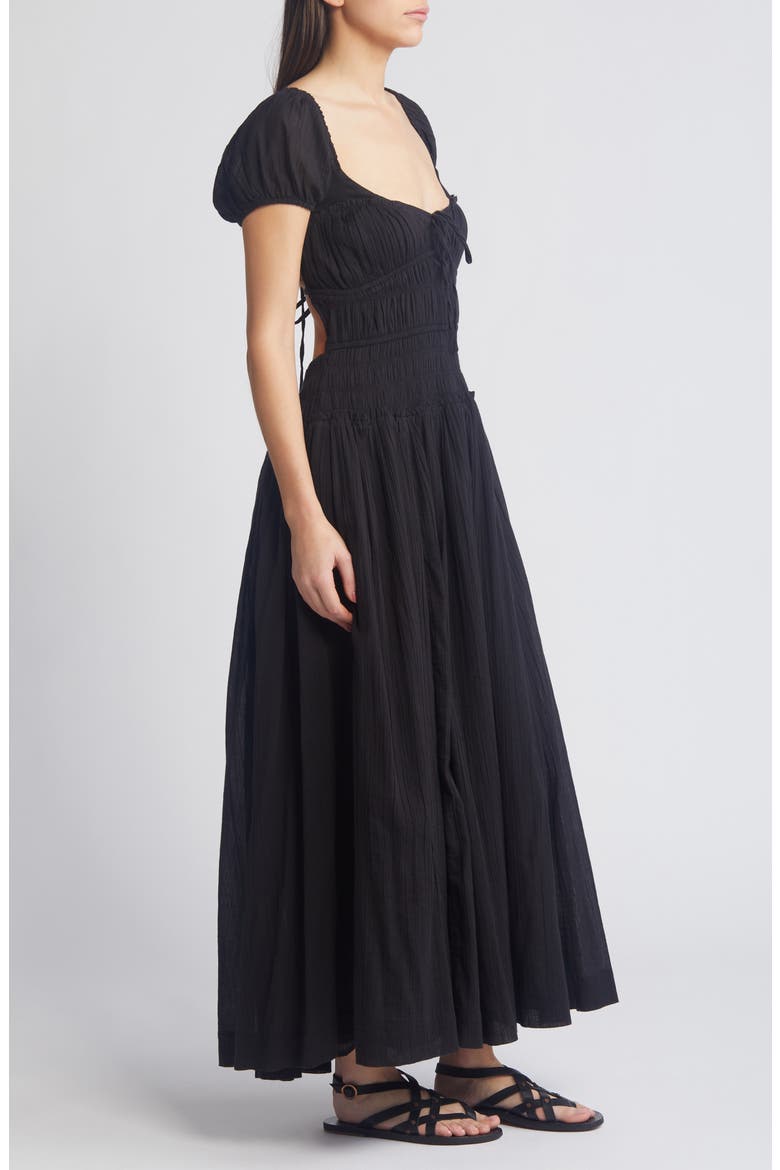 Feeling Bonita Strappy Back Maxi Dress, Alternate, color, BLACK