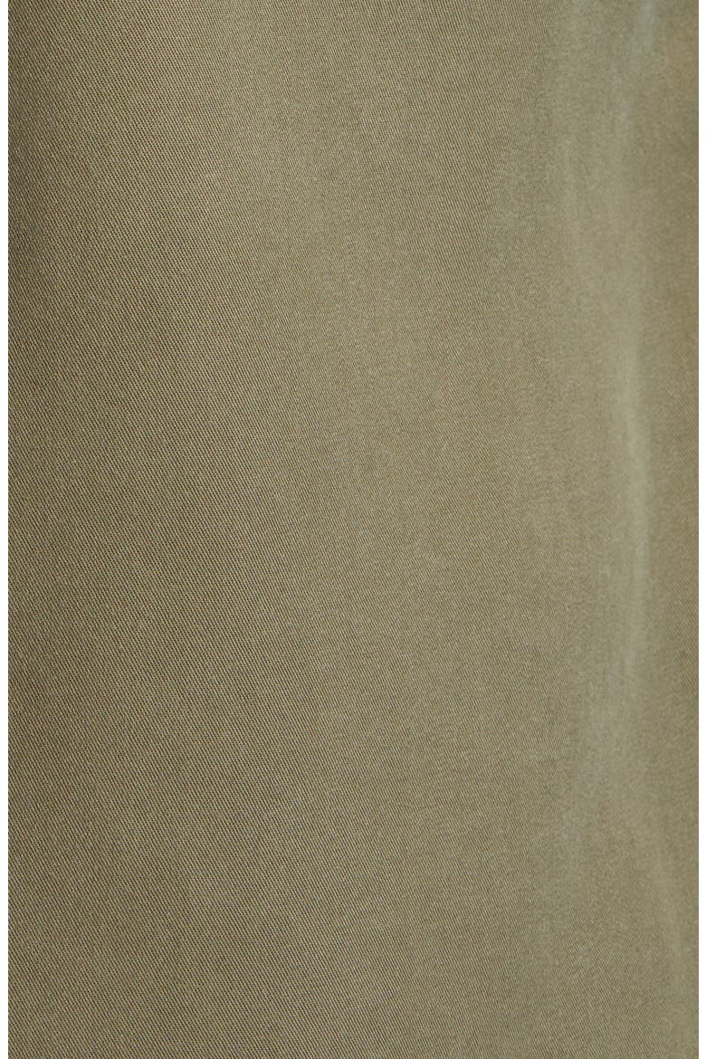 Garment Dyed Lyocell Button-Up Shirt, Alternate, color, OLIVE BONSAI