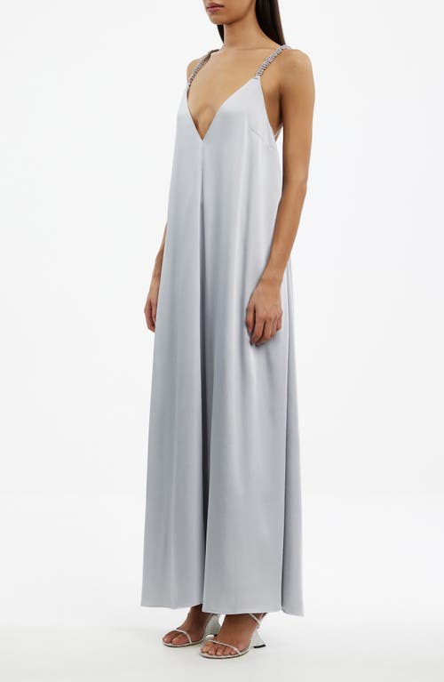 Significant Other Abbey Trapeze Maxi Dress In Gray