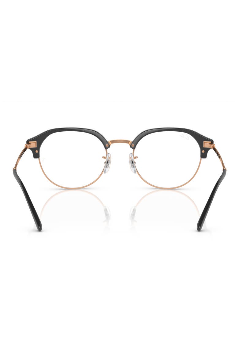 RX7229 53mm Irregular Optical Glasses, Alternate, color, GREY