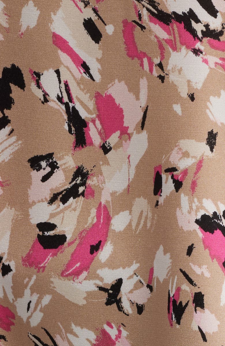 Anne Klein Abstract Print Puff Sleeve Top, Alternate, color, 