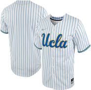 Nike Men's Nike White/Blue UCLA Bruins Pinstripe Replica Full-Button Baseball Jersey