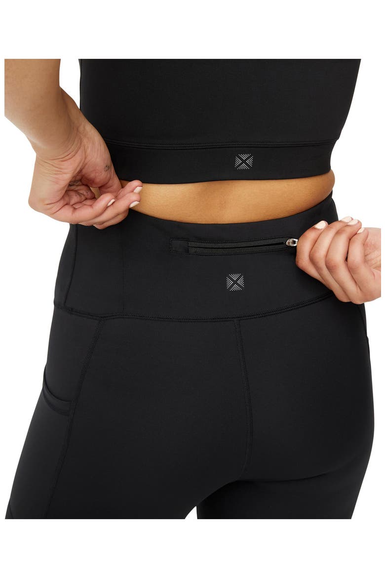 Spark High Waist Pocket Bike Shorts, Alternate, color, BLACK