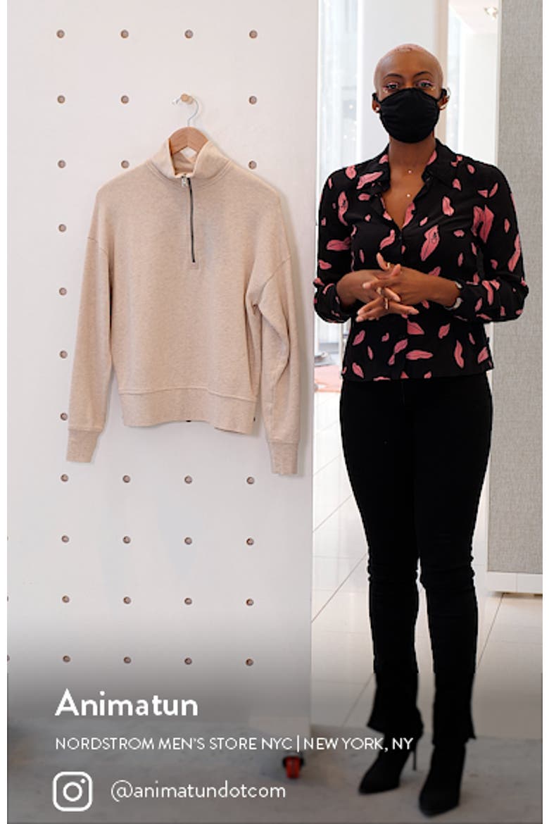 Cotton Half-Zip Pullover video