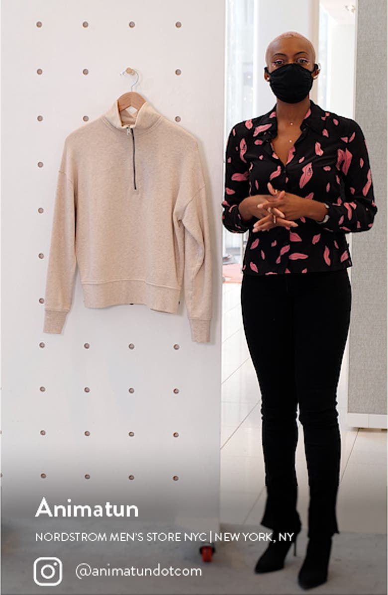 Cotton Half-Zip Pullover, sales video thumbnail