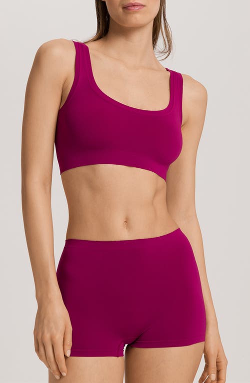 Hanro Touch Feeling Sports Bra In Purple