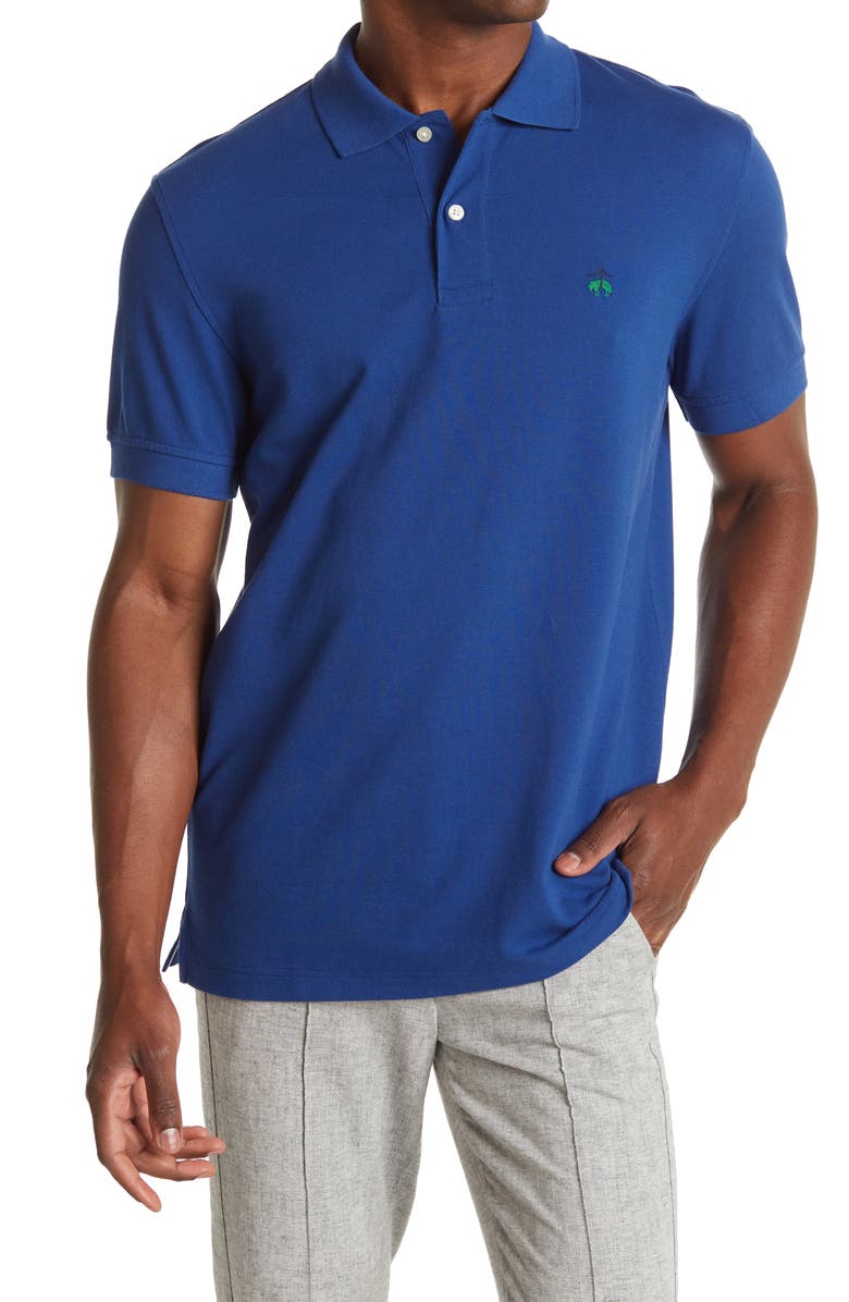 Brooks Brothers Pique Knit Polo, Main, color,