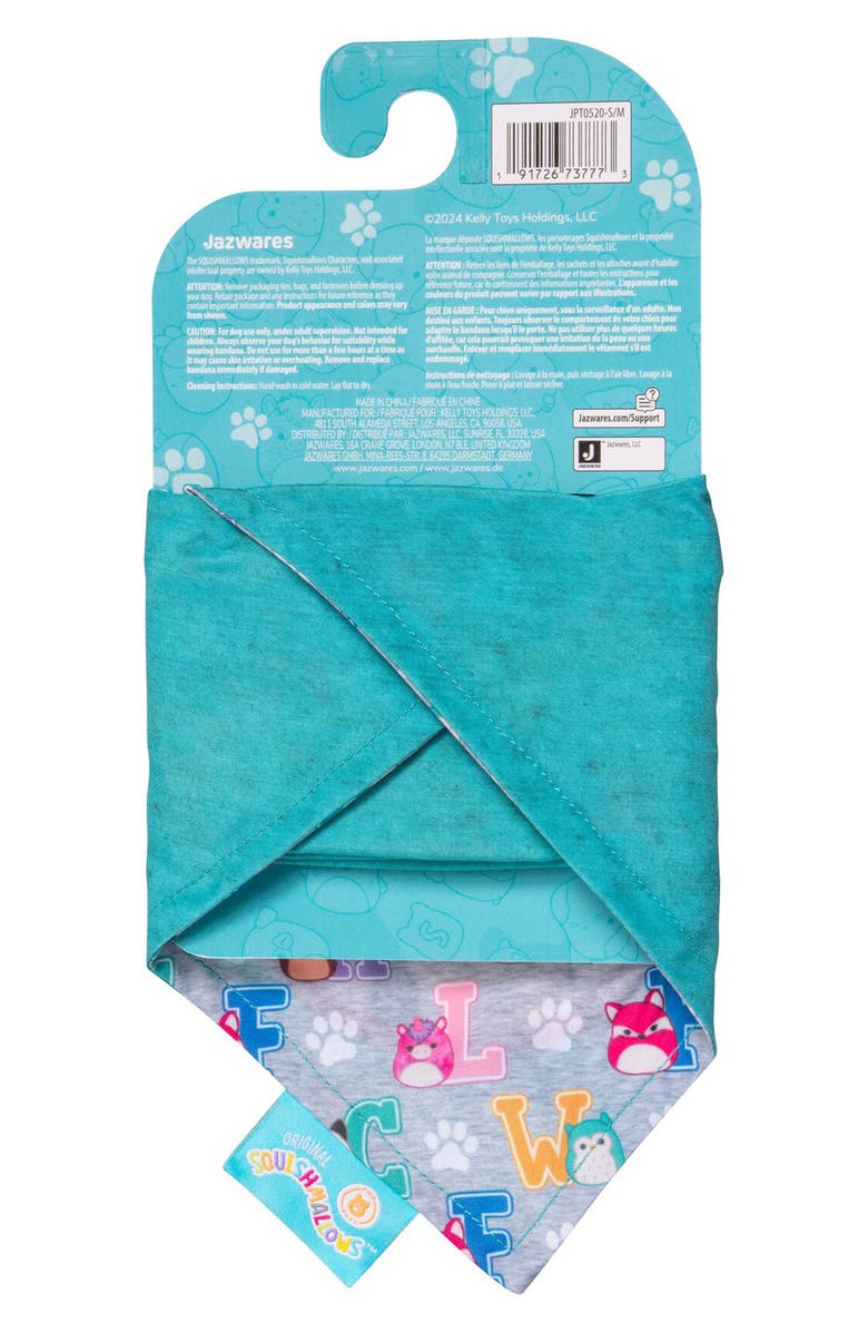 SQUISHMALLOWS Pet Bandana, Alternate, color, Blue Multi