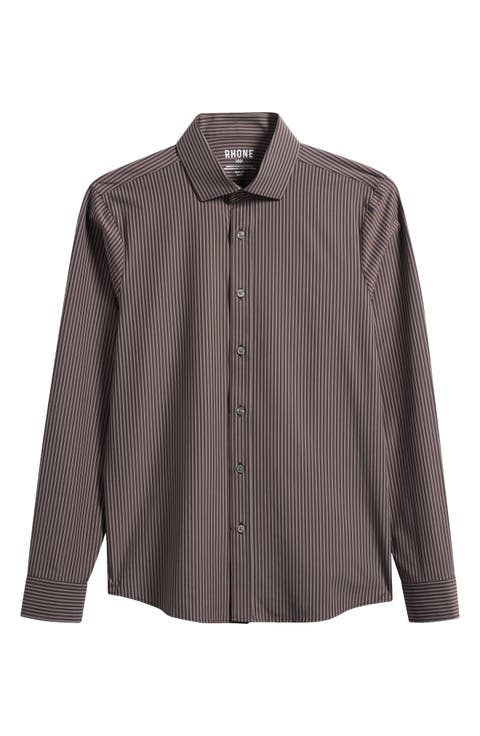 State of Mind Slim Fit Pinstripe Button-Up Shirt
