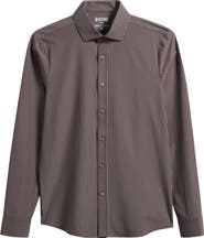 Rhone State of Mind Slim Fit Pinstripe Button-Up Shirt