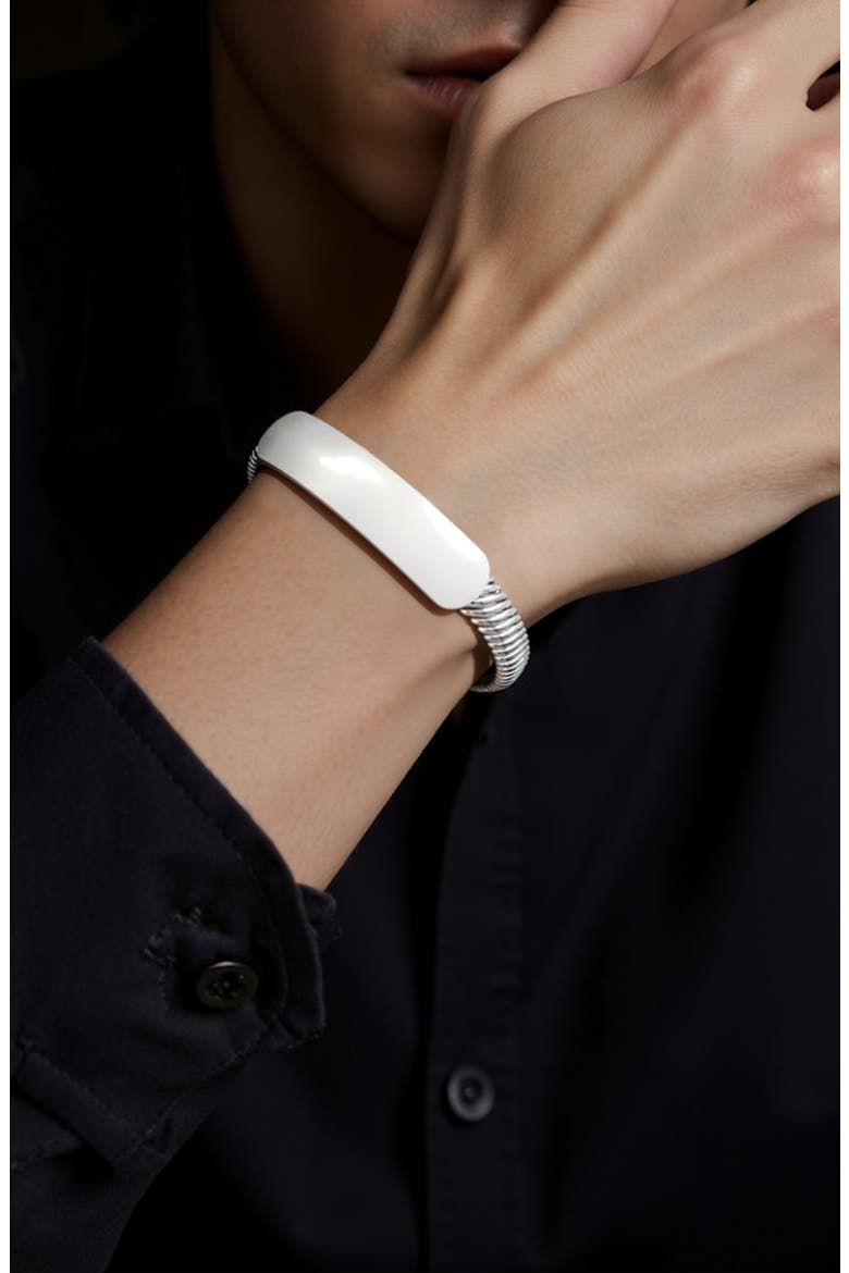 Men's Legacy Cuff Bracelet, Alternate, color, SILVER