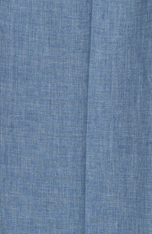 Tallia Kids' Linen Blend Dress Pants In Blue