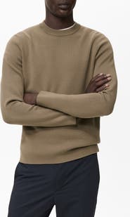 MANGO Regular Fit Crewneck Sweater