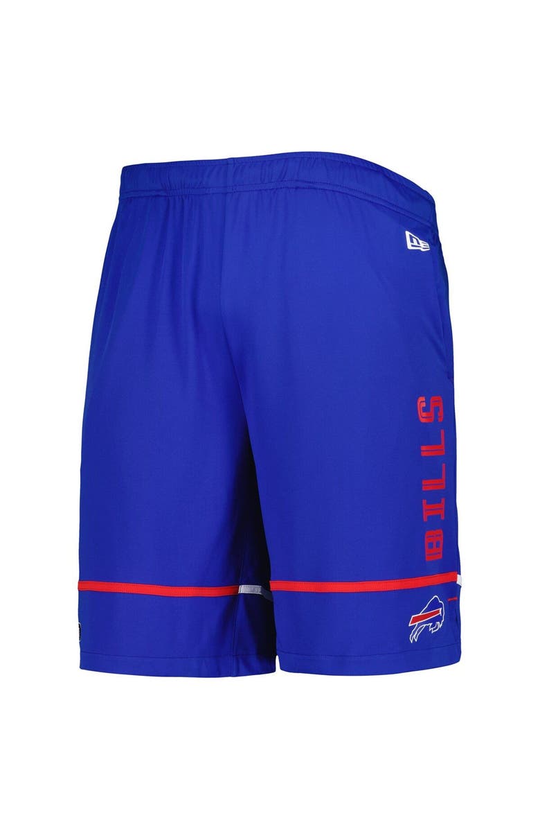 New Era Men's New Era Royal Buffalo Bills Combine Authentic Rusher Training Shorts, Alternate, color, Royal