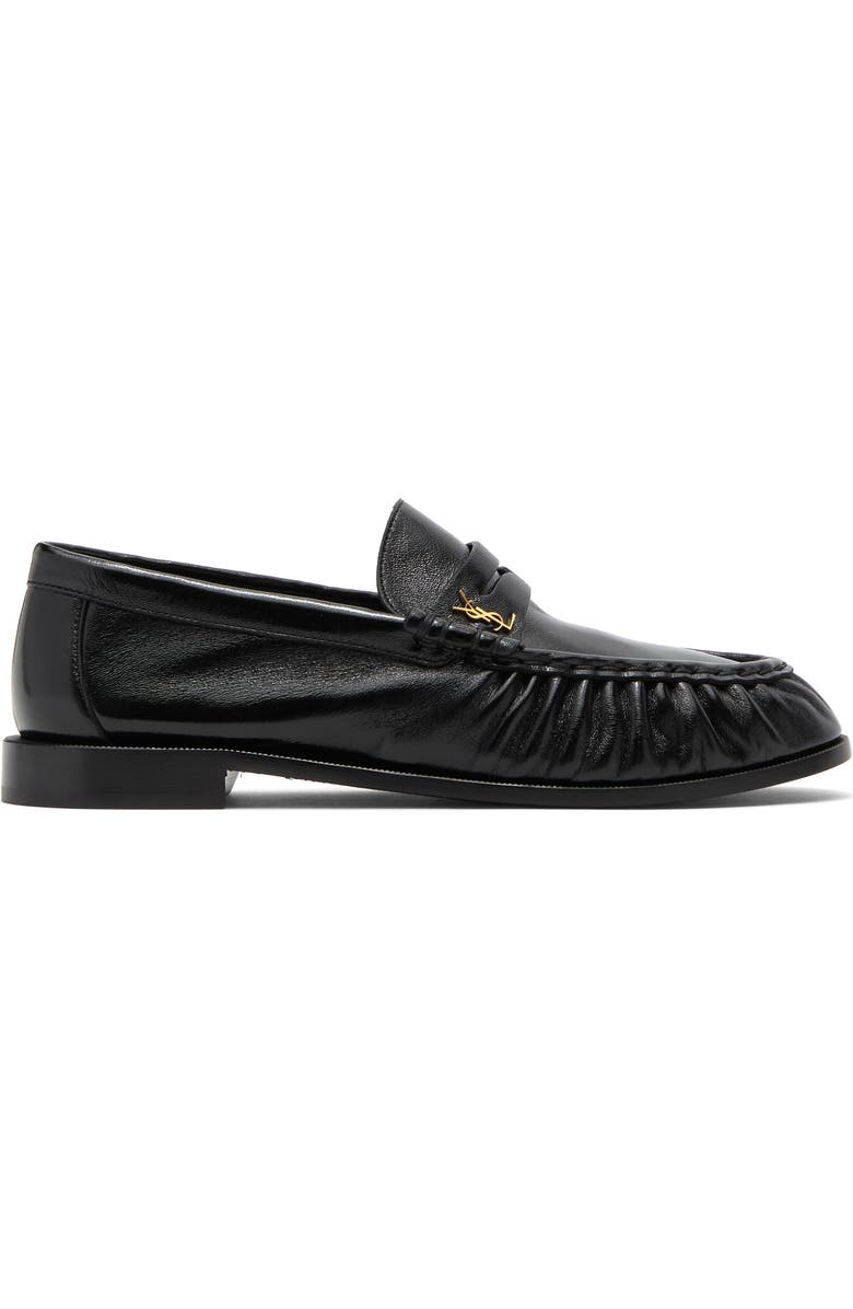 Saint Laurent Penny Loafer, Alternate, color, Black