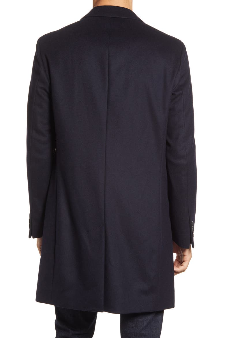 Nye Wool & Cashmere Overcoat, Alternate, color, DK BU