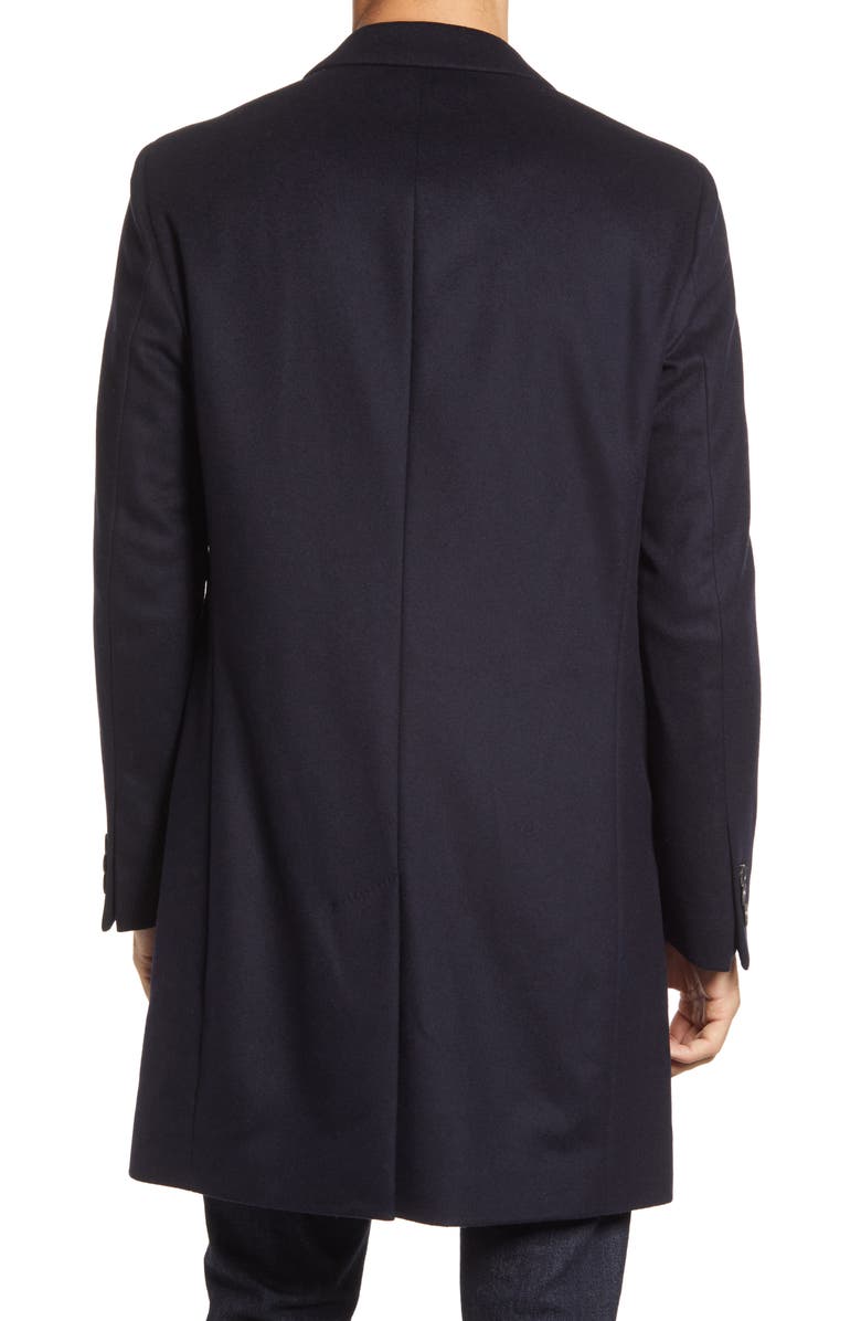 BOSS Nye Wool & Cashmere Overcoat, Alternate, color, 