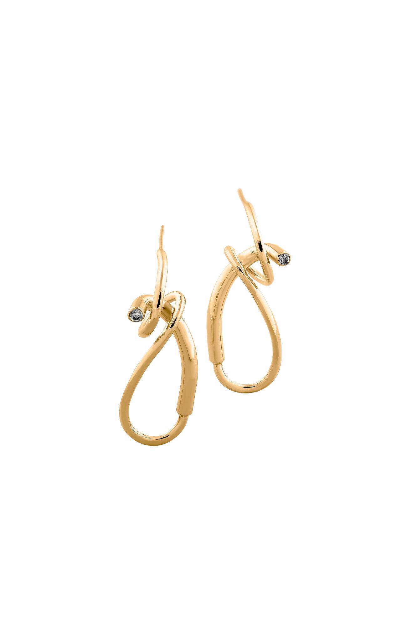 PIERETTI Calei earrigs in Gold Plate 
