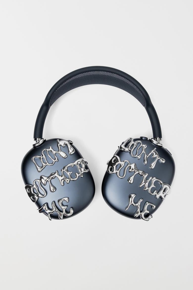 Don't Bother Me Chrome AirPods Max Case, Main, color, Silver