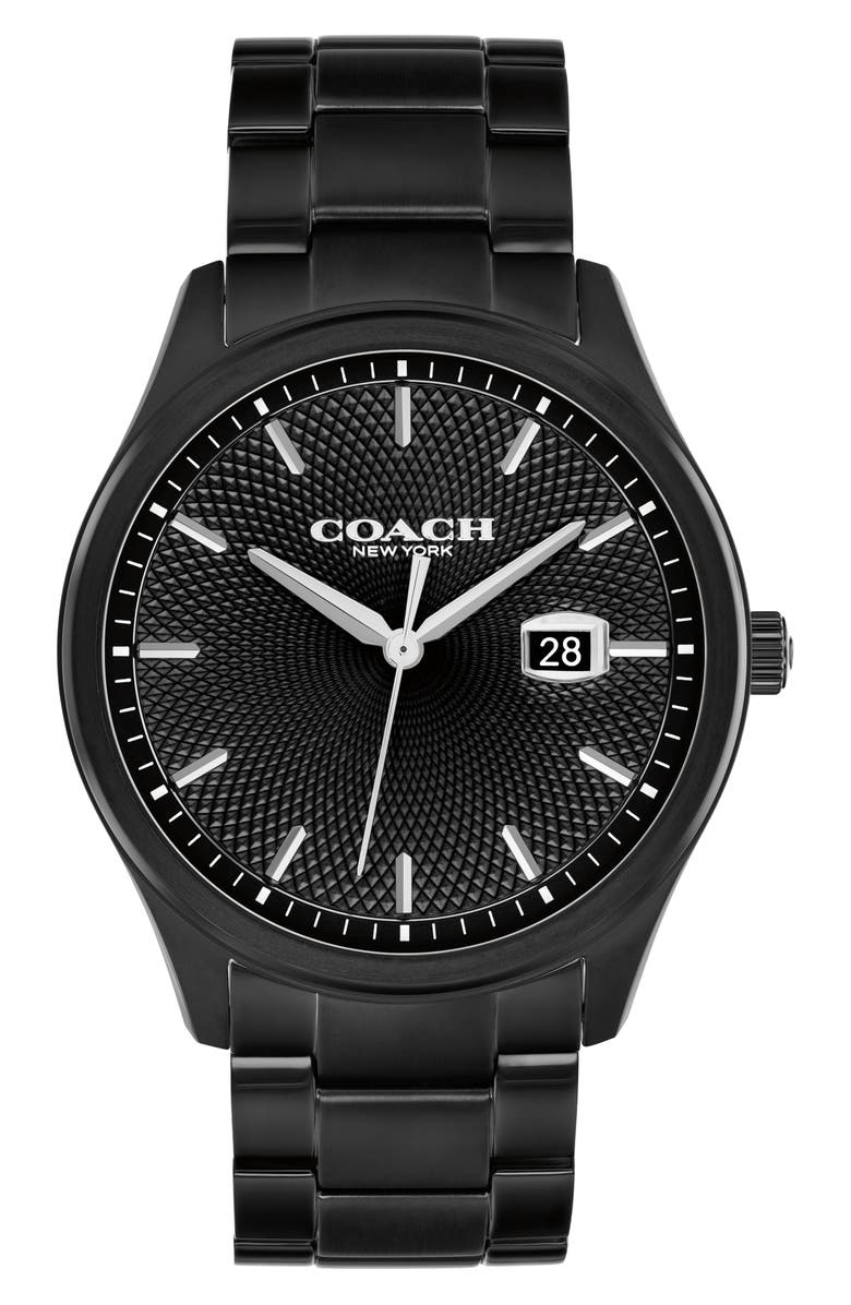 COACH Oliver Bracelet Watch, 41mm, Main, color, Black