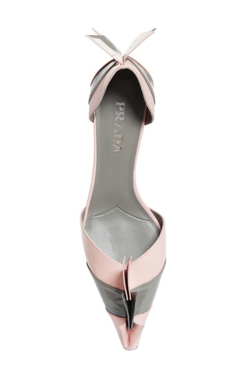 Prada Women Two-tone Pumps In Pink
