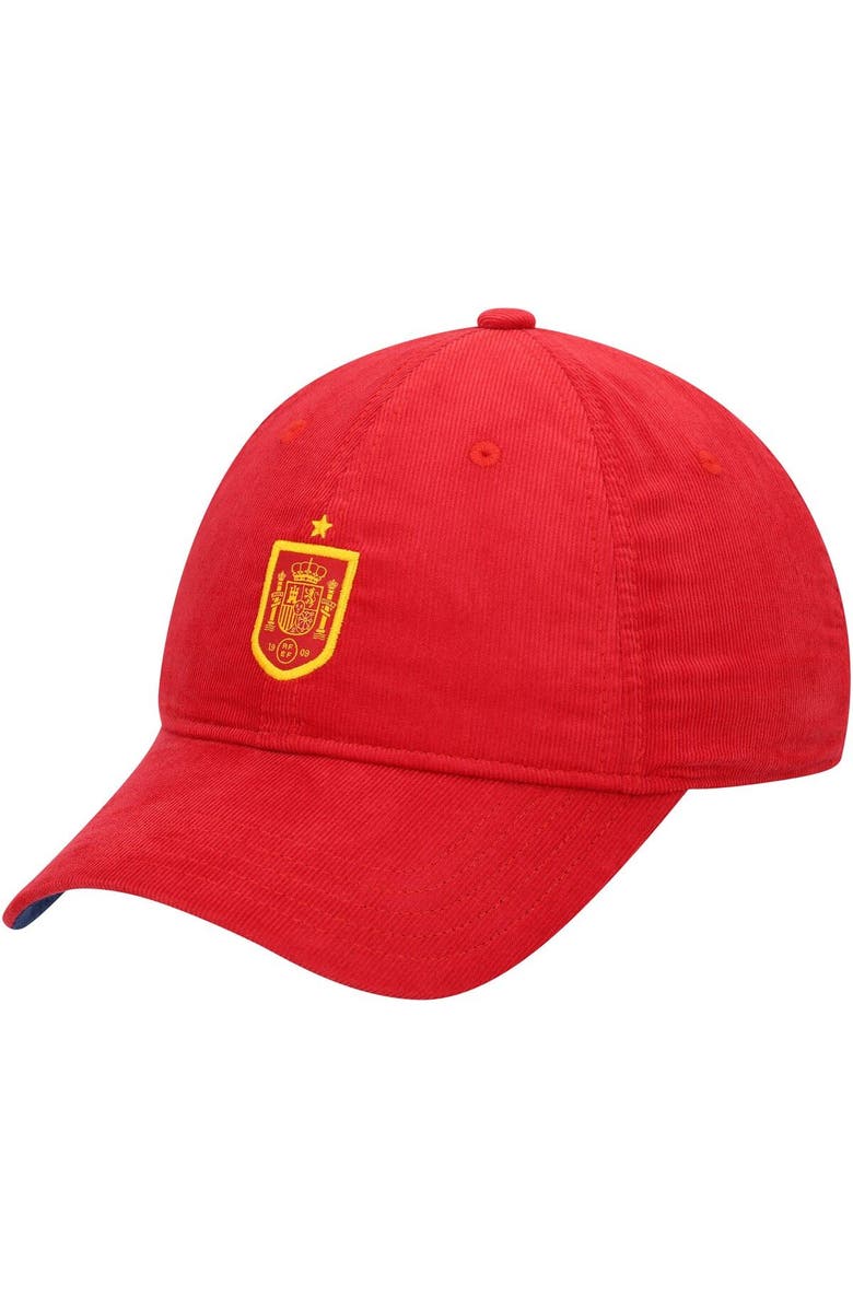 adidas Men's adidas Red Spain National Team Winter Adjustable Hat, Main, color, 