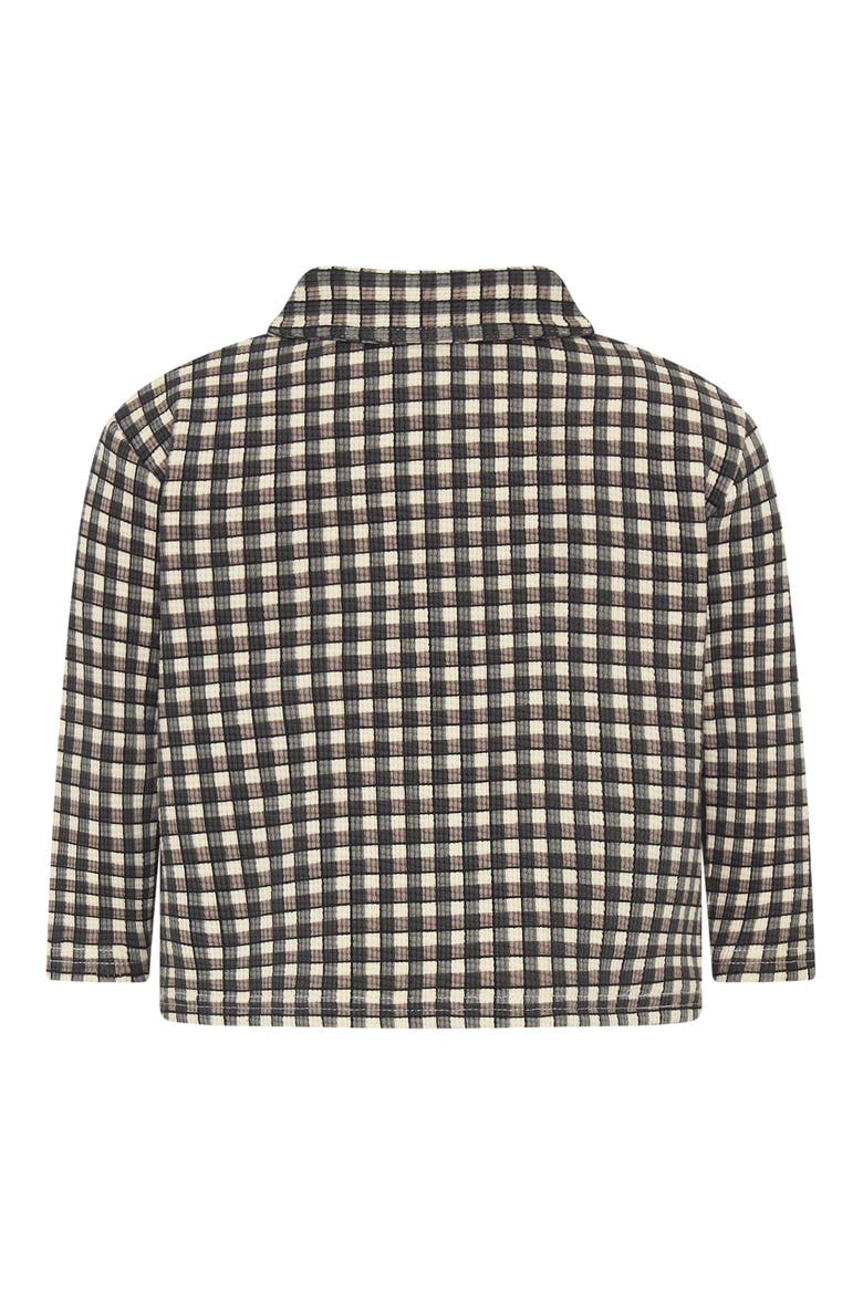 Kids' Check Button Shirt, Alternate, color, MULTI